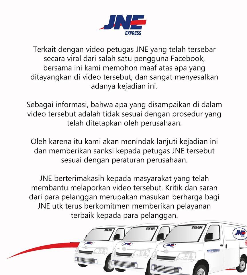 Waduh Kok Pegawai JNE Main Lempar Barang Kiriman Seenaknya