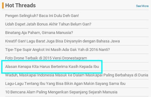 Alasan Kenapa Kita Harus Berterima Kasih Kepada Ibu