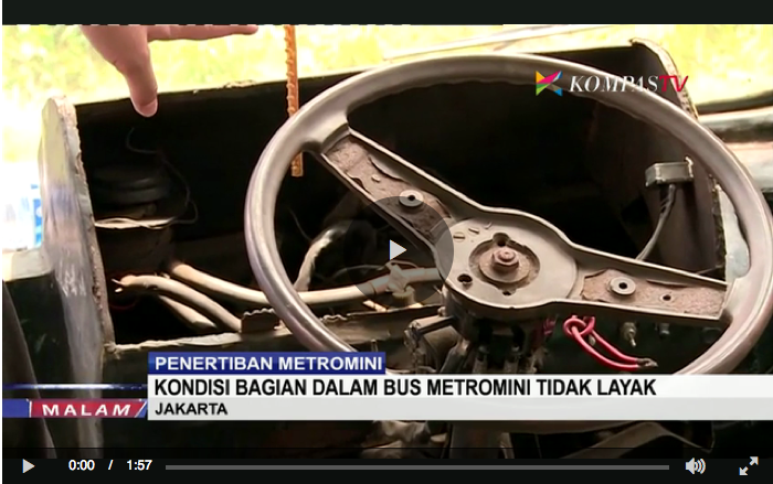 Ini Kondisi Metromini yang Dikandangkan, Miris!