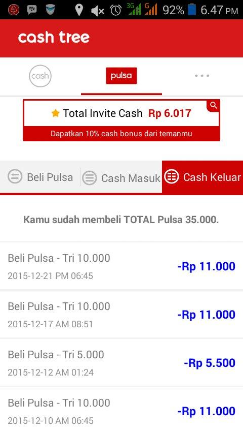 Dowload Aplikasinya dan Dapatkan Pulsa Gratis