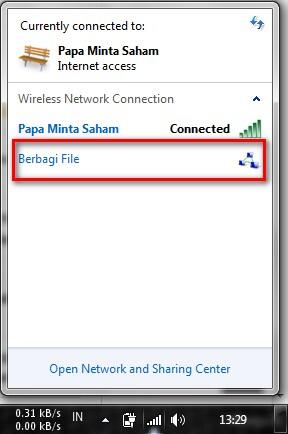 Share file di PC via Wireless