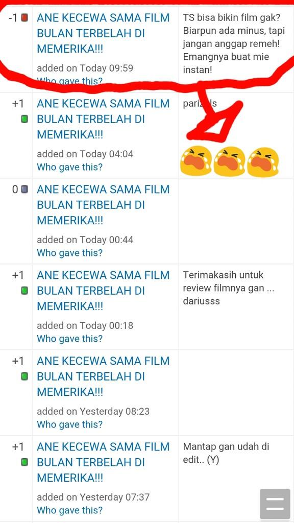 ANE KECEWA SAMA FILM BULAN TERBELAH DI MEMERIKA!!!