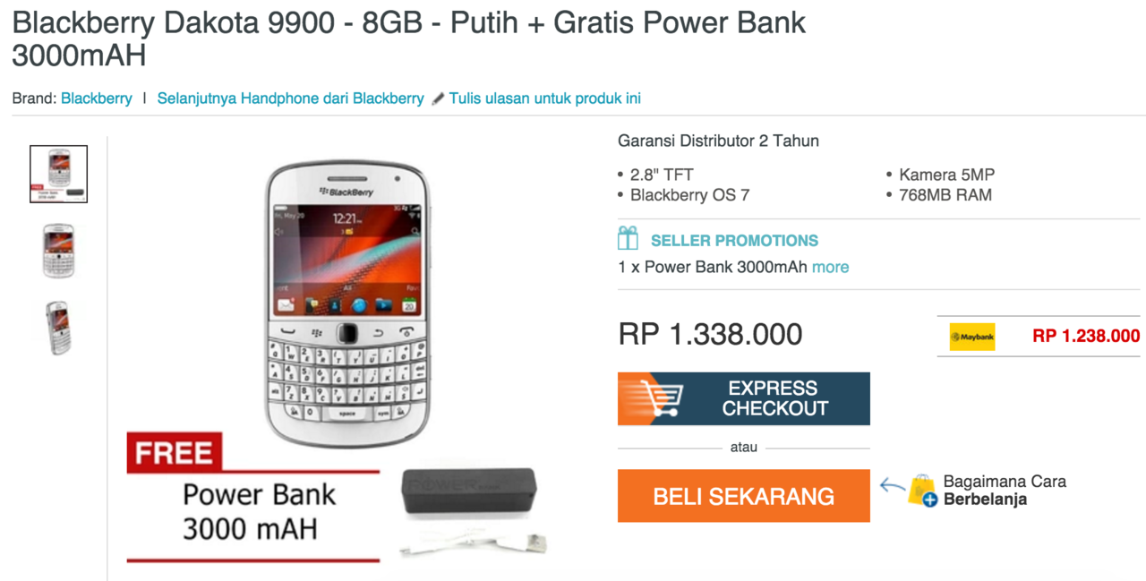 Blackberry Dakota 9900