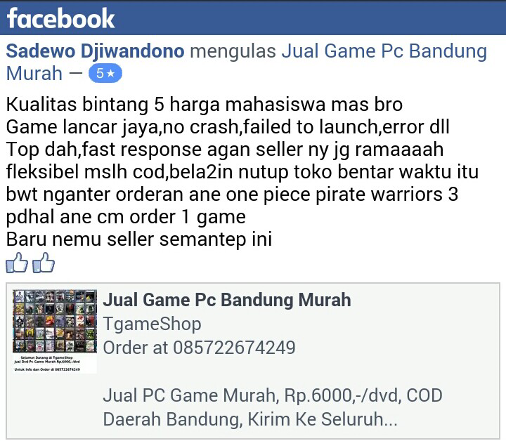 JUAL PC GAME PC MURAH COD BANDUNG !! UPDATE ALL NEW GAME !!