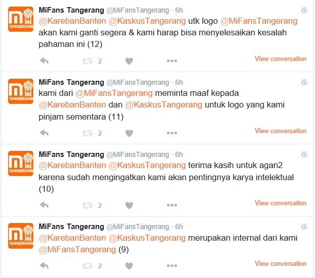 Surat Terbuka Logo MiFans Tangerang Terhadap logo KuTang dan Kareban