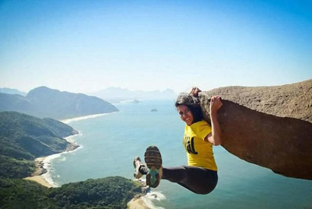Foto petualangan ektrim ketinggiian 300 meter di Brazil akhirnya diungkap