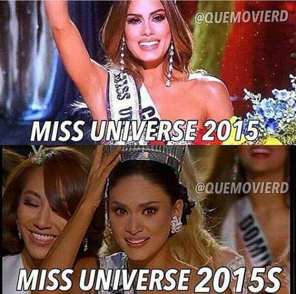 Meme Miss Universe 2015 Bermunculan dan Bikin Ketawa Geli.