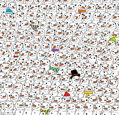 &#91;Tantangan&#93; Temukan Panda Diantara Manusia Salju Ini Gan