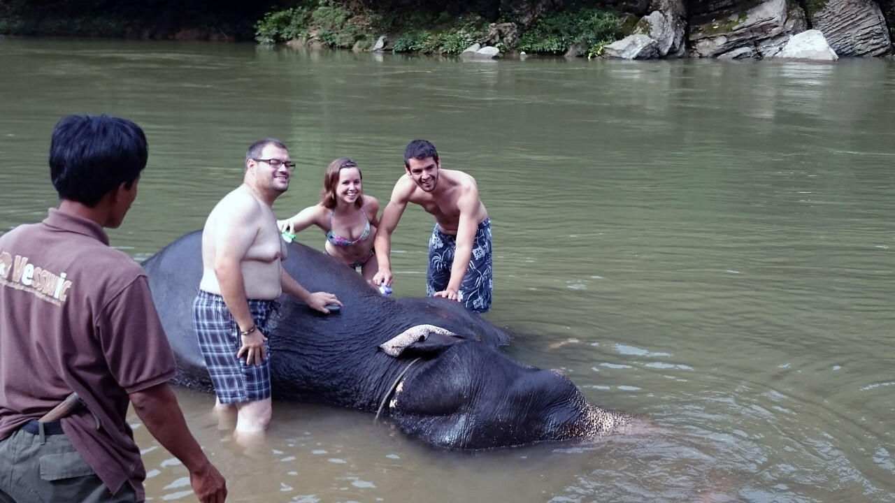 Mau mandiin dan dimandiin gajah? Di sini tempatnya, Gan 