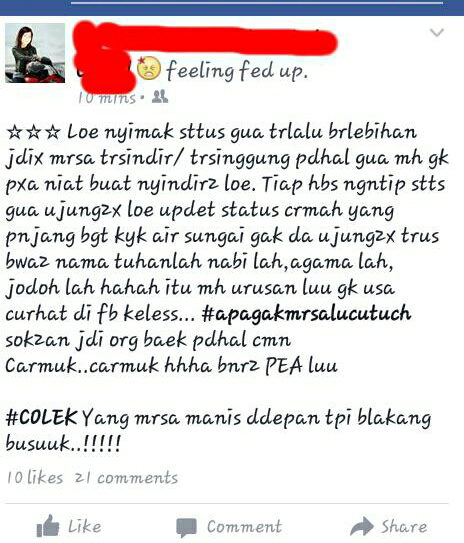 akun fb yang slalu bikin ane terguncang