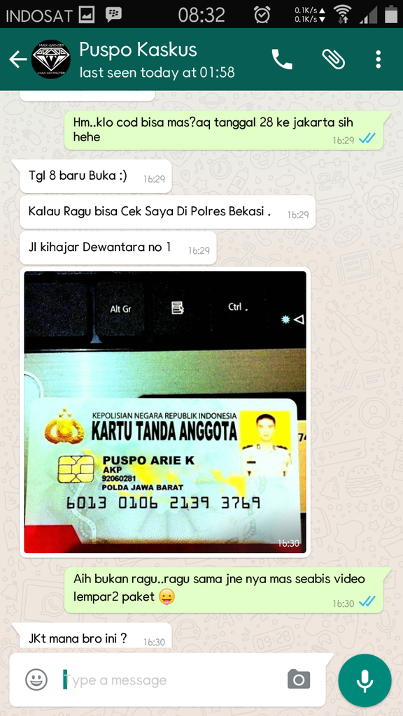 SURAT TERBUKA PUSPO ARIE KUNCORO/KONCORO A.K.A Dendy Pratama Youngkie