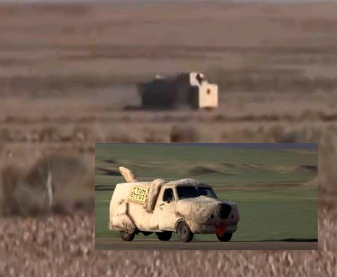 VIDEO: Bom mobil Spektakuler IS/ISIS Direkam via Drone, Wilayah Anbar