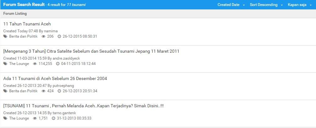 Peringatan 11 Tahun Tsunami Aceh