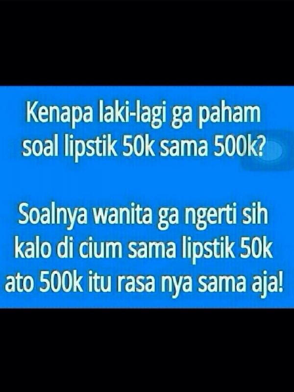 27 Meme lipstik 50K vs 500K ini dijamin bikin ngakak seharian