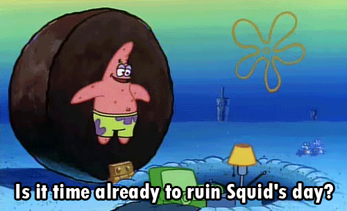 Tanda2 kalo kondisi hidup agan sekarang seperti Squidward