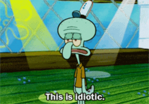 Tanda2 kalo kondisi hidup agan sekarang seperti Squidward