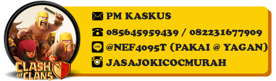 jasa joki COC lengkap murah