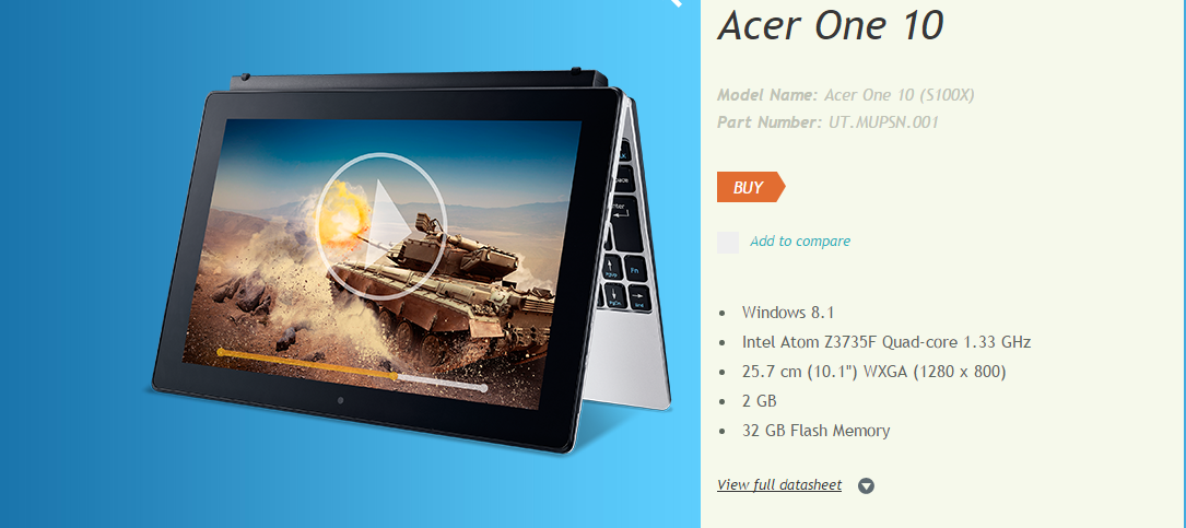 ACER Aspire One 10-S100X:Note Book Idaman. Spek gahar Harga Standar