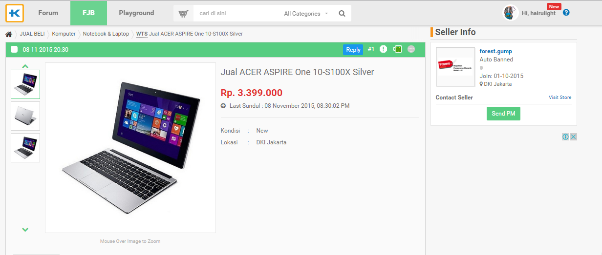 ACER Aspire One 10-S100X:Note Book Idaman. Spek gahar Harga Standar