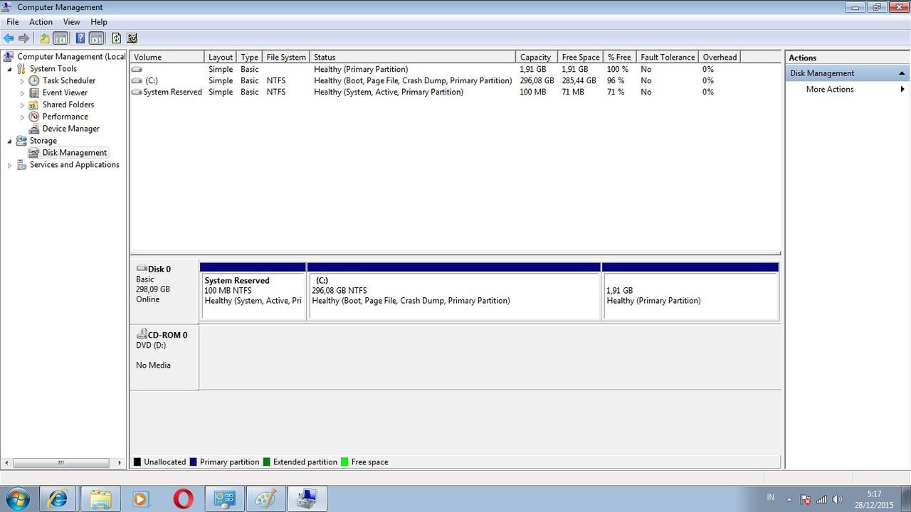 &#91;Help&#93; Data D di windows explorer hilang !!