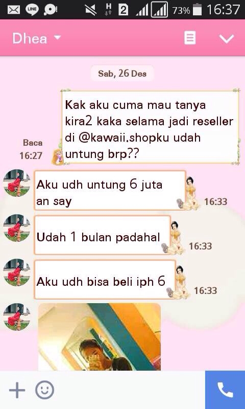 peluang bisnis penghasilan 150-700 rbu/hari udh jdi reseller no nipu &amp; no MLM