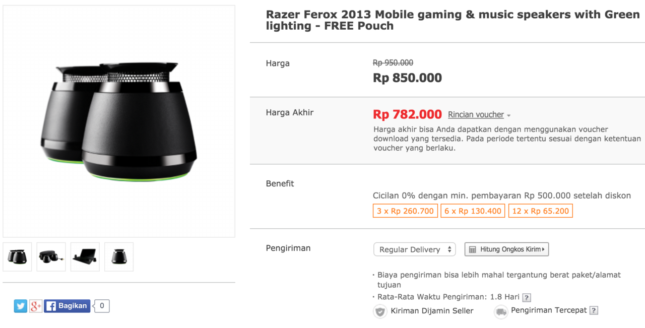 Razer Ferox Speaker
