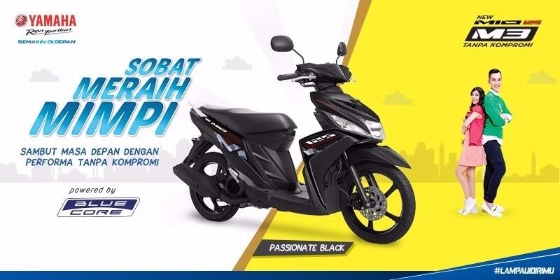 Warna dan Grafis Baru Bikin Yamaha Mio M3 Lebih Modern dan Trendy