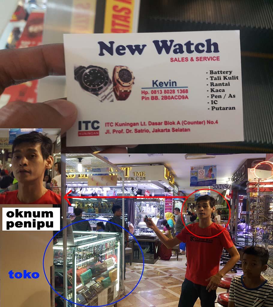 HATI-HATI PENIPU BERKEDOK SERVIS JAM DI ITC KUNINGAN!!!!