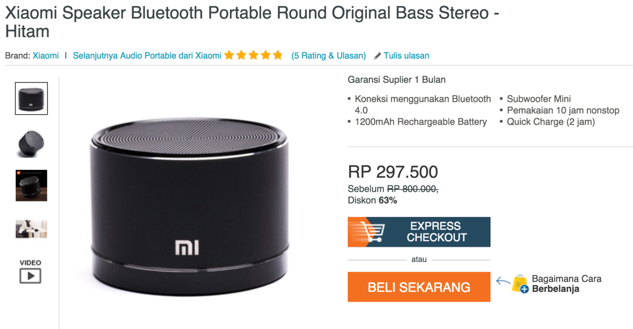 Xiaomi Speaker Bluetooth