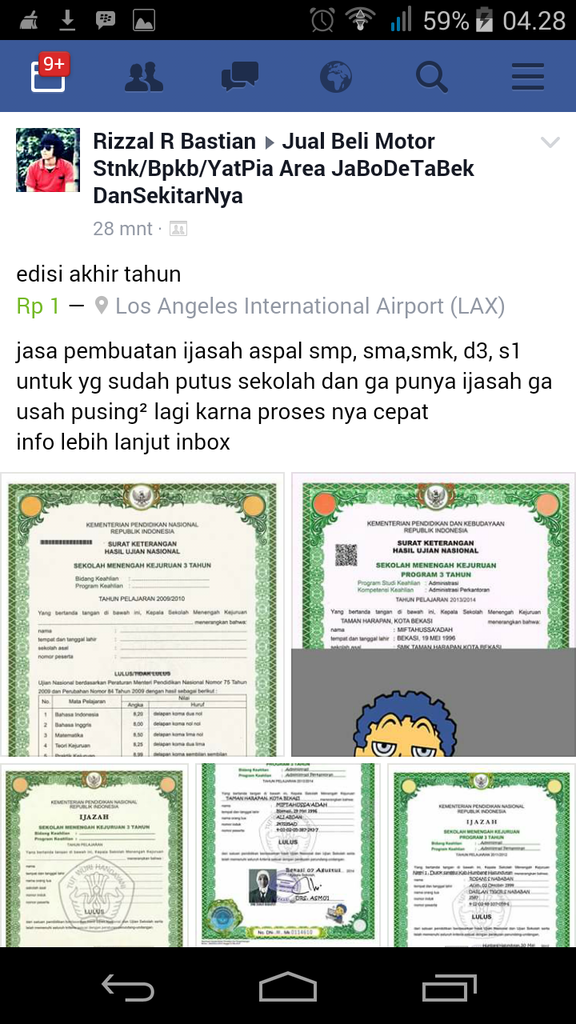 &#91;SHARE&#93; OKNUM PEMBUATAN IJAZAH INSTAN