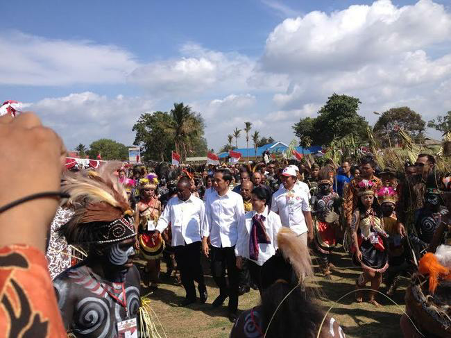 Jokowi: Papua, Surga Kecil yang Jatuh ke Bumi