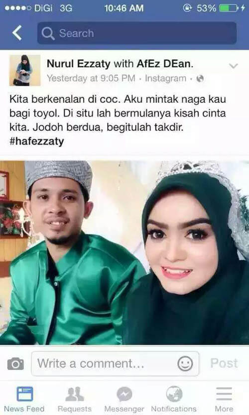 Heboh!! Pasangan Suami Istri Berjodoh Berkat Clash of Clans 