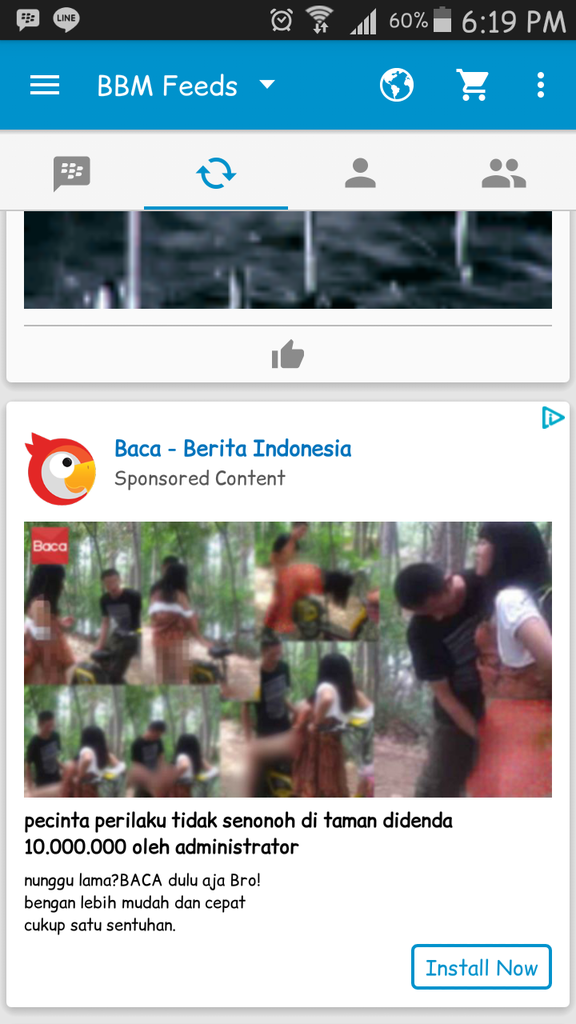 Umpan Iklan di BBM