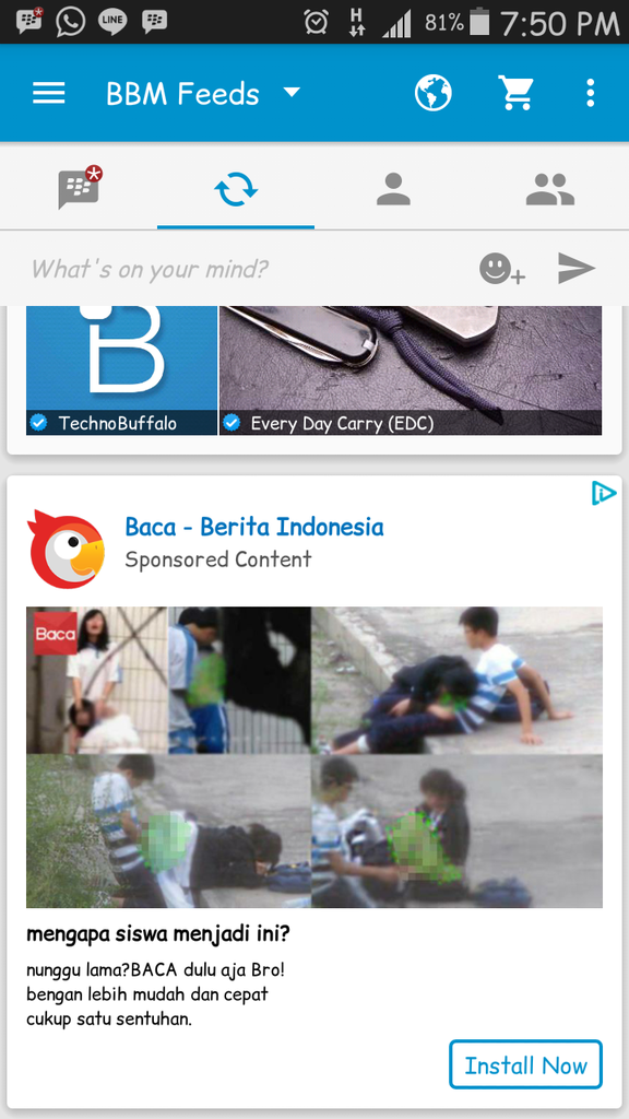 Umpan Iklan di BBM