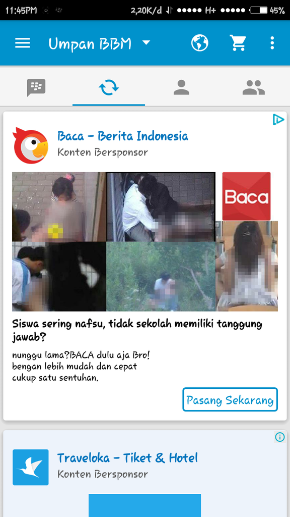 Umpan Iklan di BBM