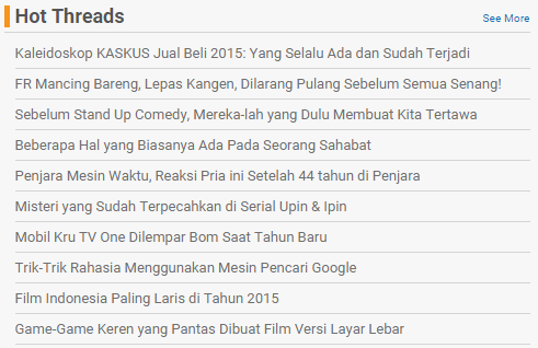 Film Indonesia Terlaris Tahun 2015