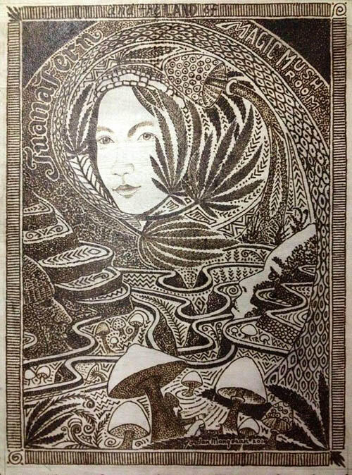 Keren!! Pelukis Ini Melukis Hanya dengan Kaca Pembesar