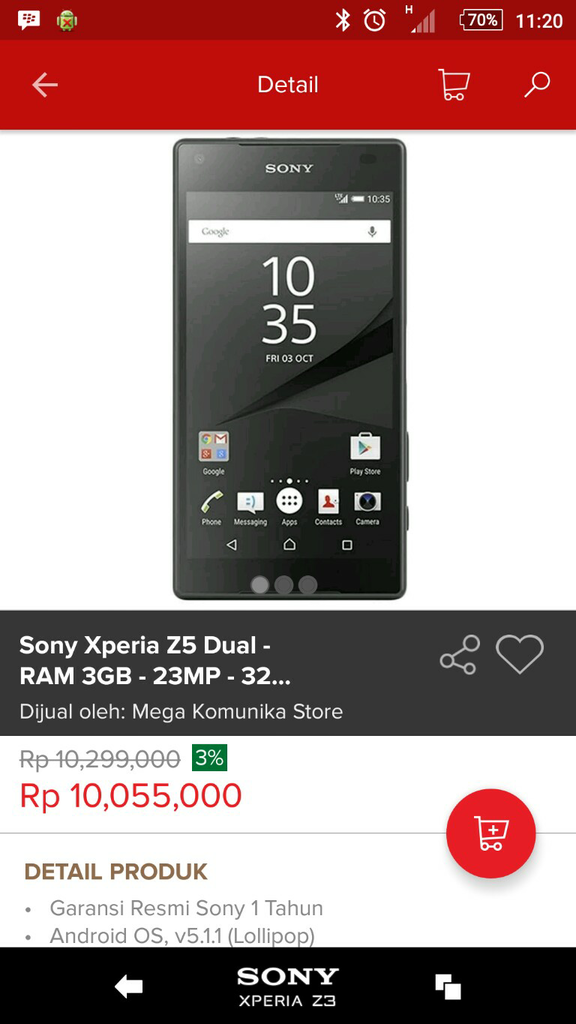 Sony Xperia Z5 dual, OMg wajib upgrade