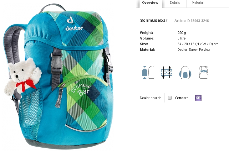 Deuter Schmusebaer : Backpack Untuk Yang Sayang Anak :D
