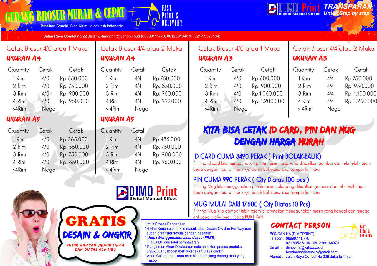 GUDANG BROSUR CETAK TERMURAH & TERCEPAT SEKASKUS