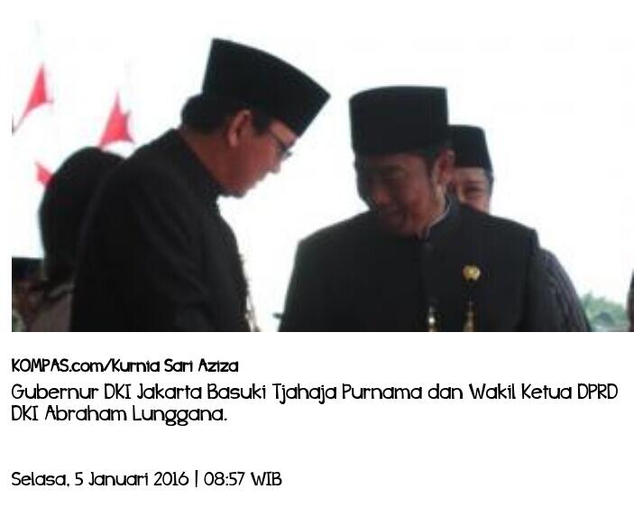 Ahok: Yang Bener Aja Lu, Haji Lulung DKI 1? Ha-ha-ha...