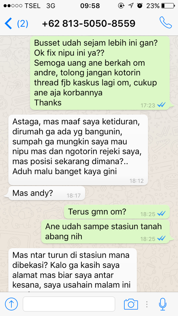 SURAT TERBUKA PENIPUAN REJASOY A.K.A ANDRE SEPTIAWAN BCA 3801376973