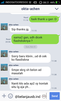 ++++++ Testimonial BelanjaUSB :D ++++++ 