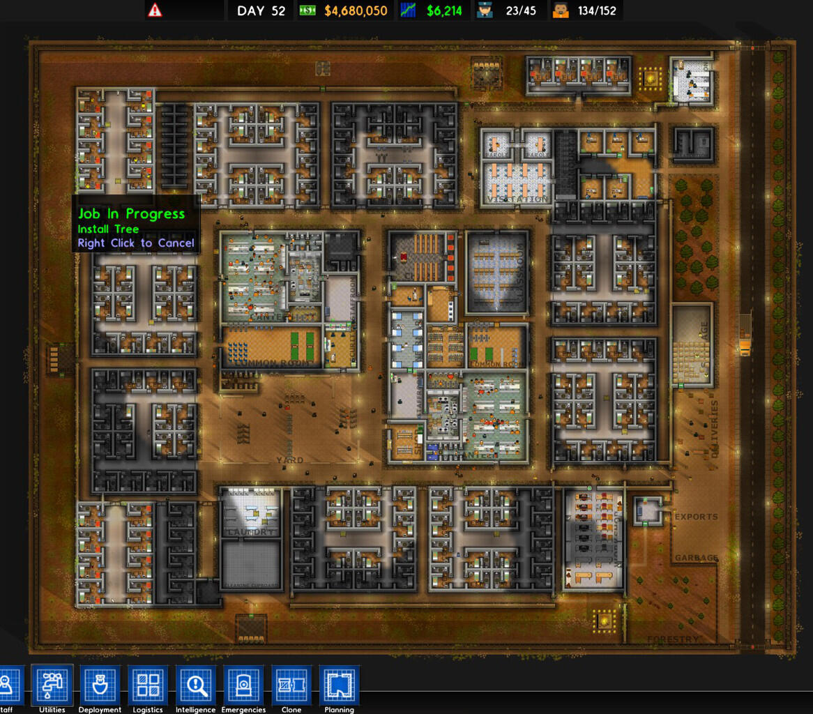 Как в prison architect удалить комнату