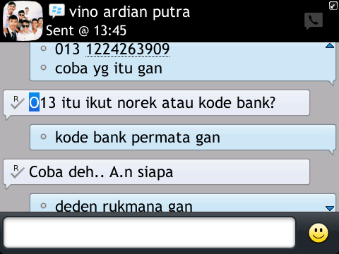 VINO ARDIAN DAN DEDEN RUKMANA | PERMATA BANK 1224263909