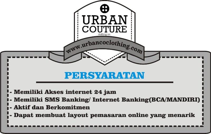 &#91;Reseller Wanted&#93;Kaos Distro Urban Couture ,Tanpa Modal,Tanpa Ribet,Komisi Tinggi !!