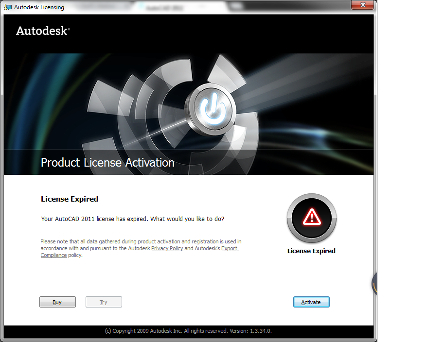 Help Gan Autocad di pc expired