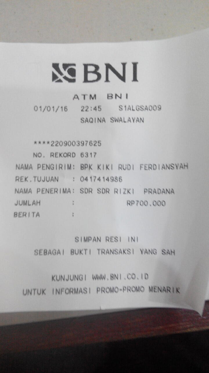 Surat terbuka penipuan dari danangpratama23 a.k.a rizki pradana