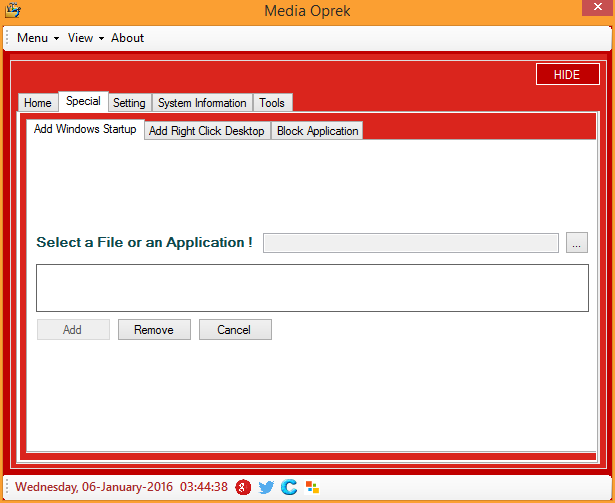 &#91;SHARE&#93; Aplikasi &quot;Media Oprek&quot; Untuk Windows