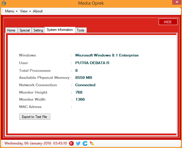 &#91;SHARE&#93; Aplikasi &quot;Media Oprek&quot; Untuk Windows